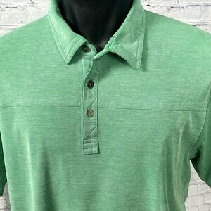 TRAVIS MATHEWS mens size XL soft green golf polo